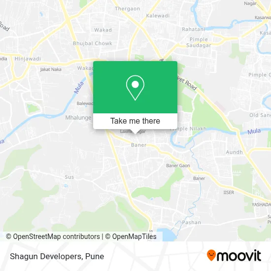 Shagun Developers map