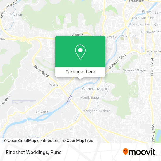 Fineshot Weddings map
