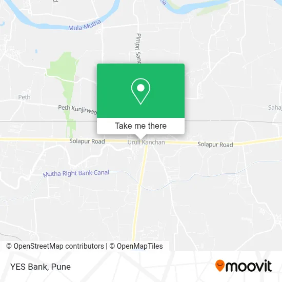 YES Bank map