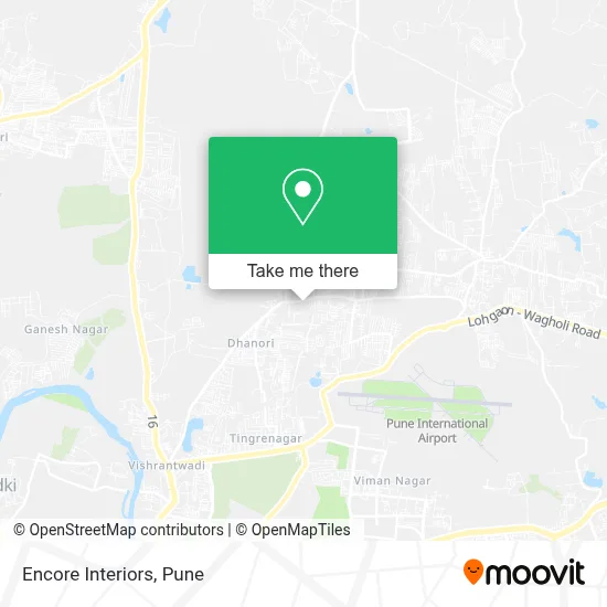 Encore Interiors map