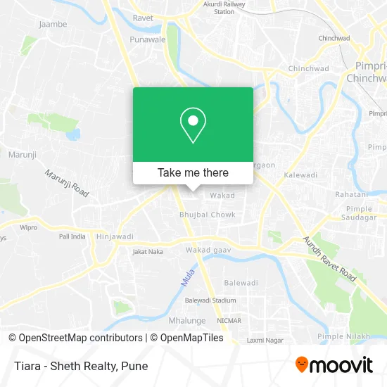 Tiara - Sheth Realty map