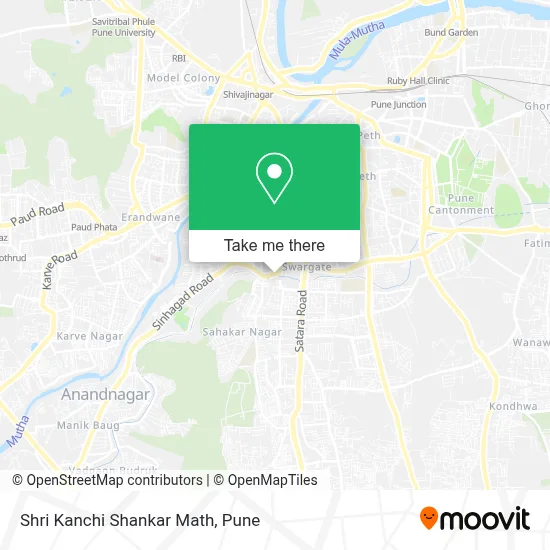 Shri Kanchi Shankar Math map