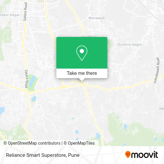 Reliance Smart Superstore map