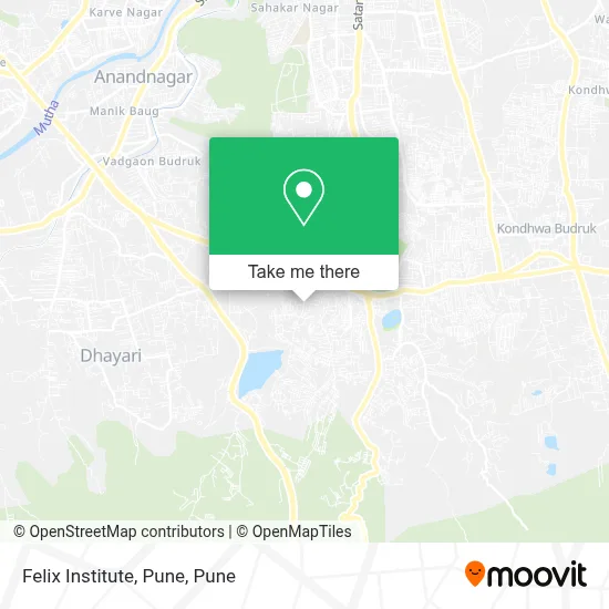 Felix Institute, Pune map