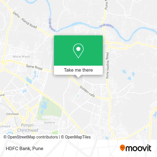 HDFC Bank map