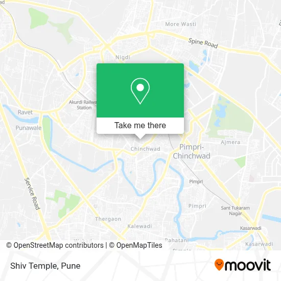 Shiv Temple map