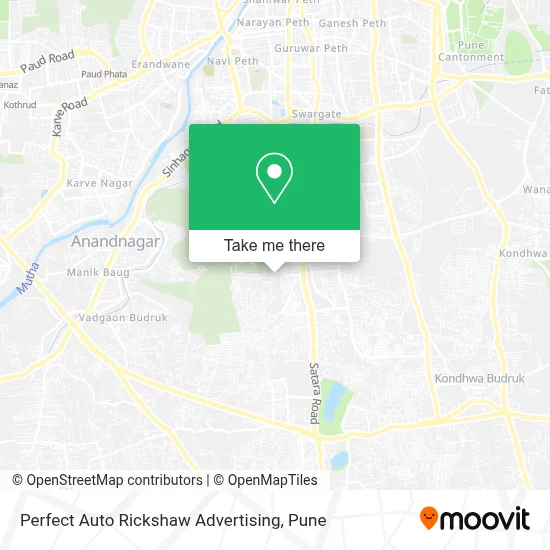 Perfect Auto Rickshaw Advertising map