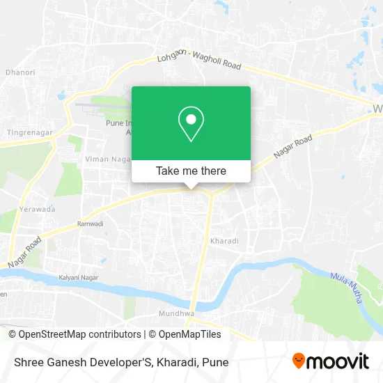 Shree Ganesh Developer'S, Kharadi map