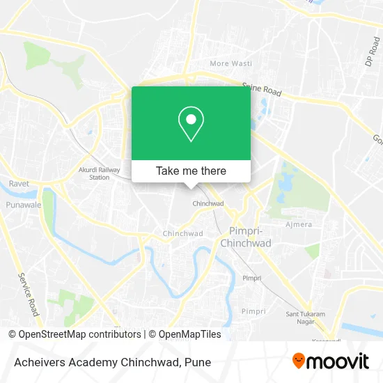 Acheivers Academy Chinchwad map