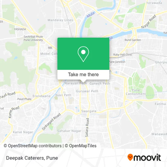 Deepak Caterers map