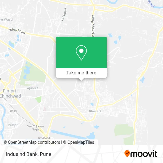 Indusind Bank map
