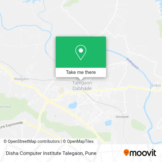 Disha Computer Institute Talegaon map