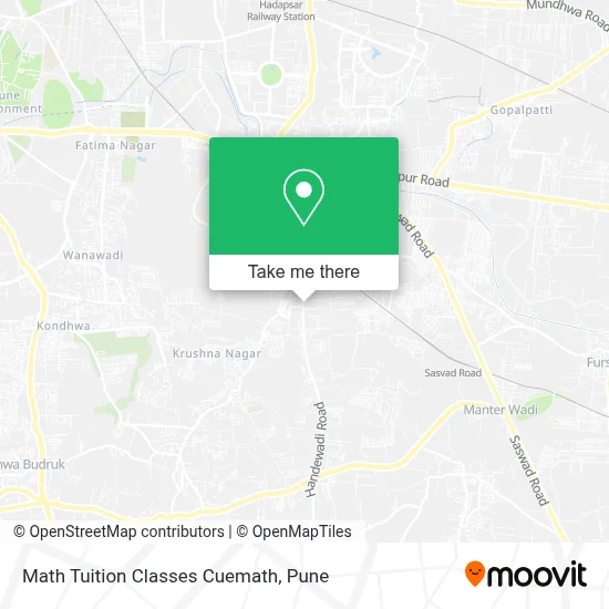 Math Tuition Classes Cuemath map