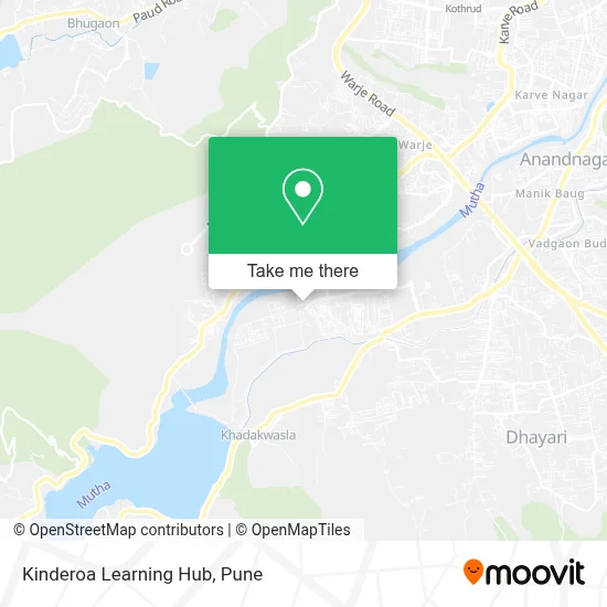 Kinderoa Learning Hub map