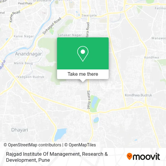 Rajgad Institute Of Management, Research & Development map