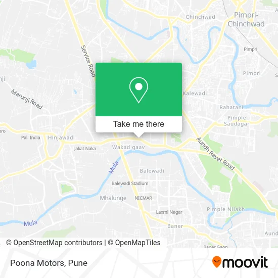 Poona Motors map