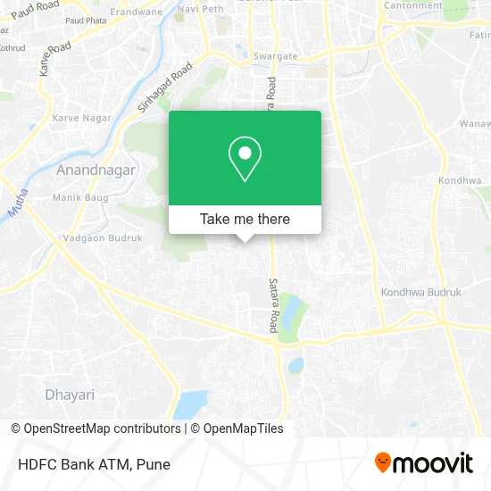 HDFC Bank Atm map