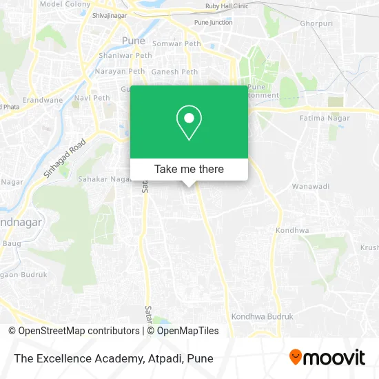 The Excellence Academy, Atpadi map