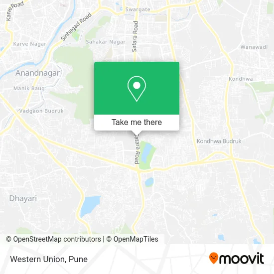 Western Union map