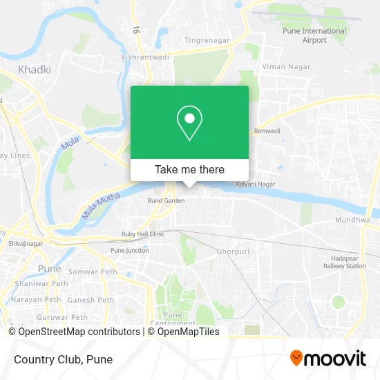 Country Club map