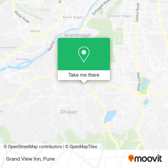 Grand View Inn map