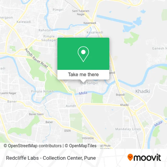 Redcliffe Labs - Collection Center map