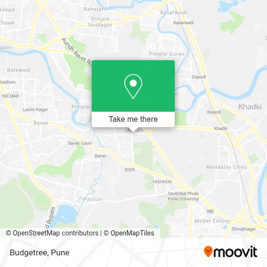 Budgetree map