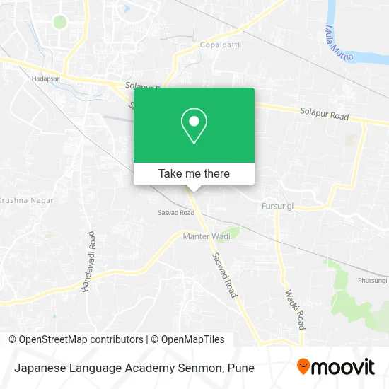Japanese Language Academy Senmon map