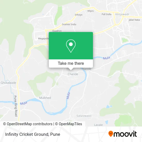 Infinity Cricket Ground map