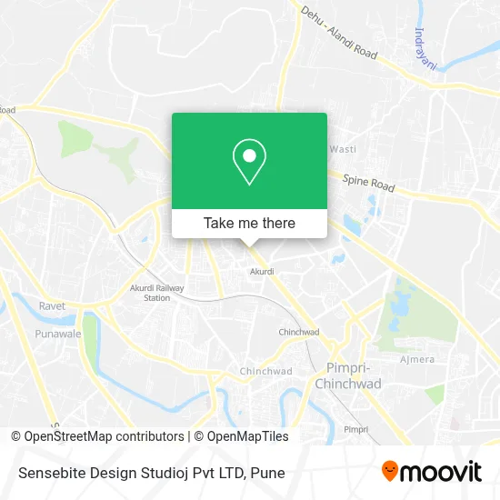Sensebite Design Studioj Pvt LTD map