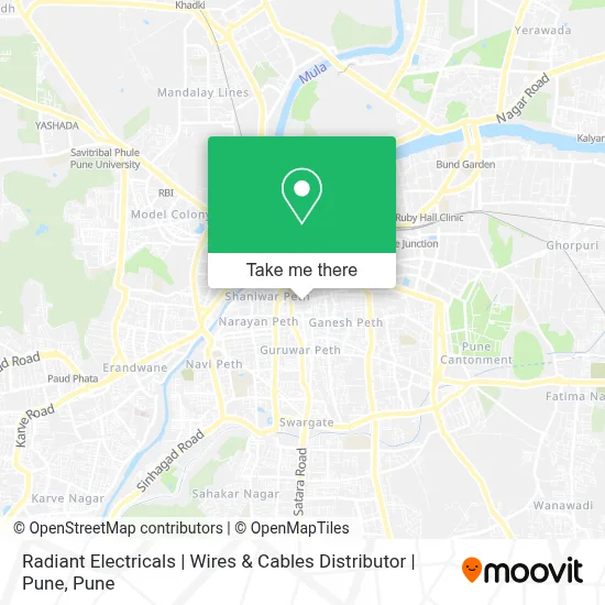 Radiant Electricals | Wires & Cables Distributor | Pune map