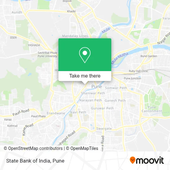 State Bank Of India map