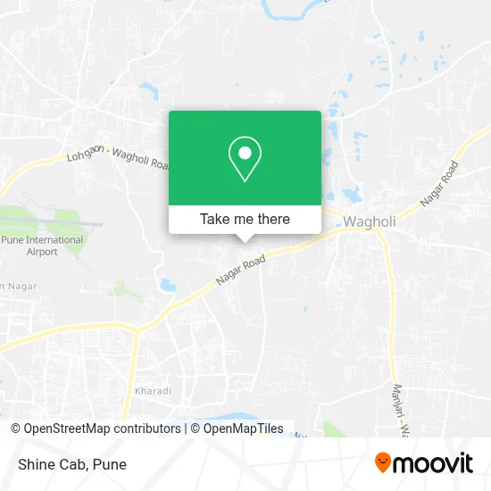 Shine Cab map