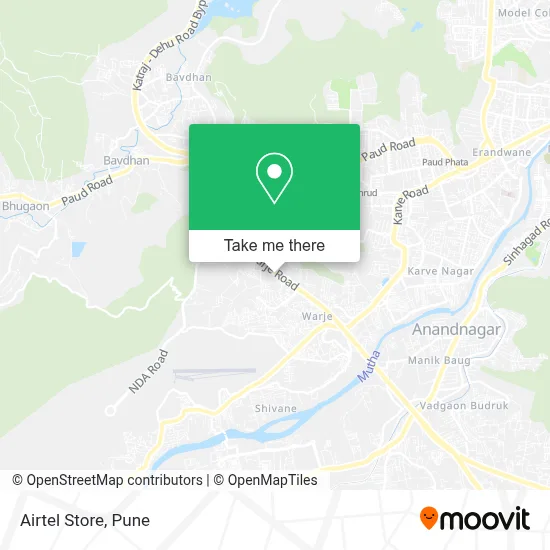 Airtel Store map