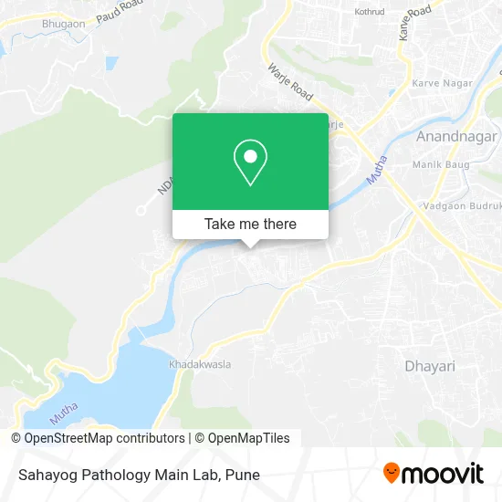 Sahayog Pathology Main Lab map