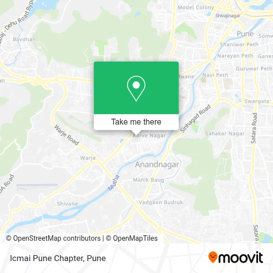 Icmai Pune Chapter map