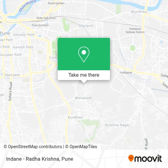 Indane - Radha Krishna map
