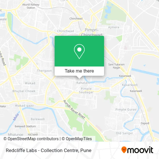 Redcliffe Labs - Collection Centre map