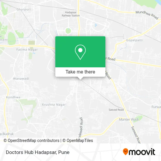 Doctors Hub Hadapsar map