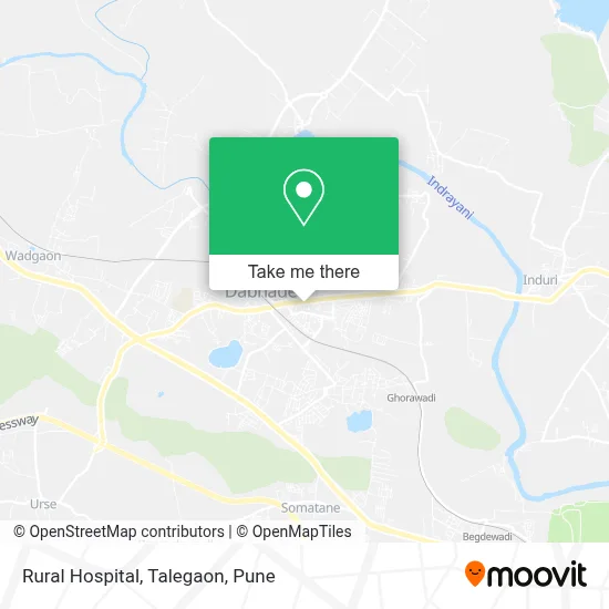Rural Hospital, Talegaon map