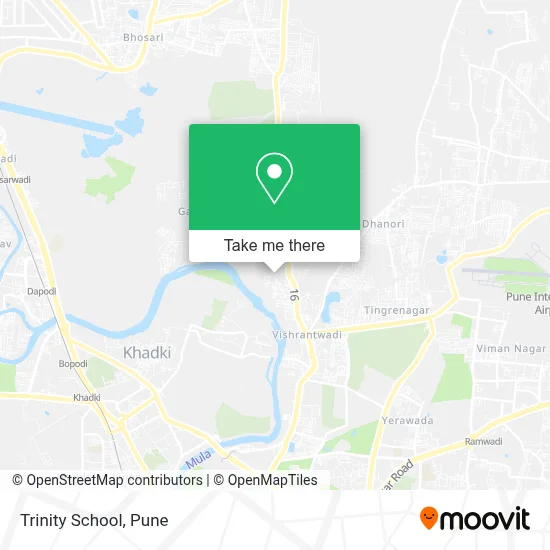 Trinity School map