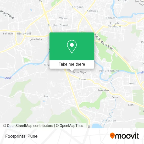 Footprints map