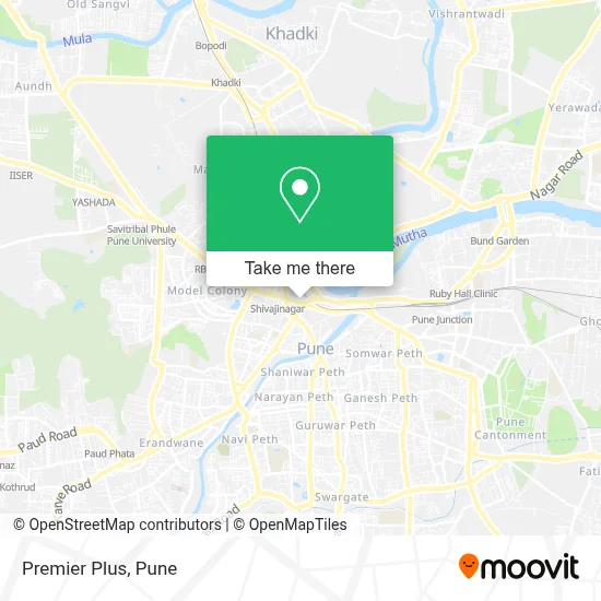 Premier Plus map