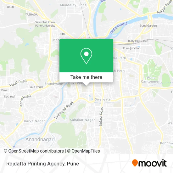 Rajdatta Printing Agency map