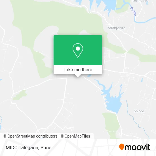 MIDC Talegaon map