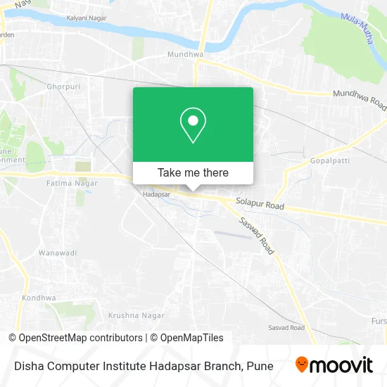 Disha Computer Institute Hadapsar Branch map
