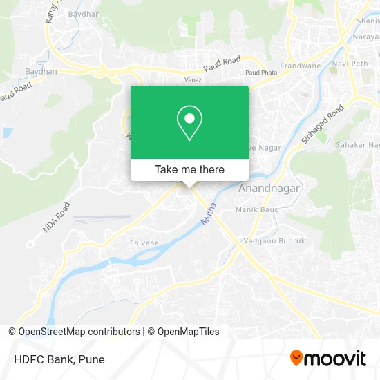 HDFC Bank map