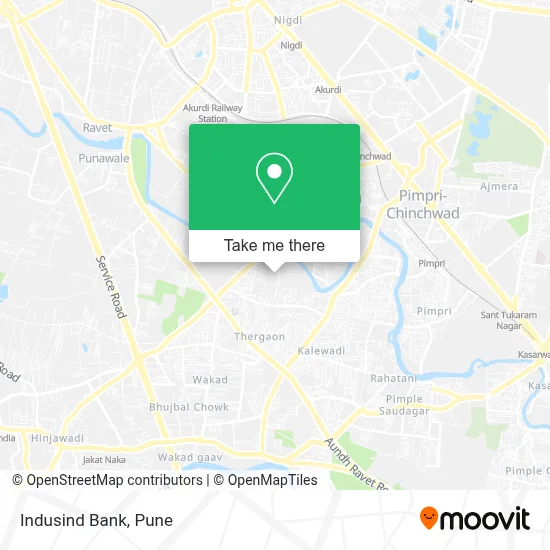 Indusind Bank map