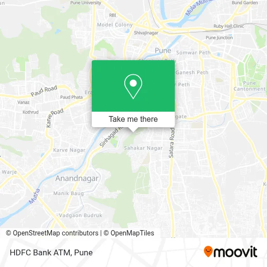 HDFC Bank Atm map