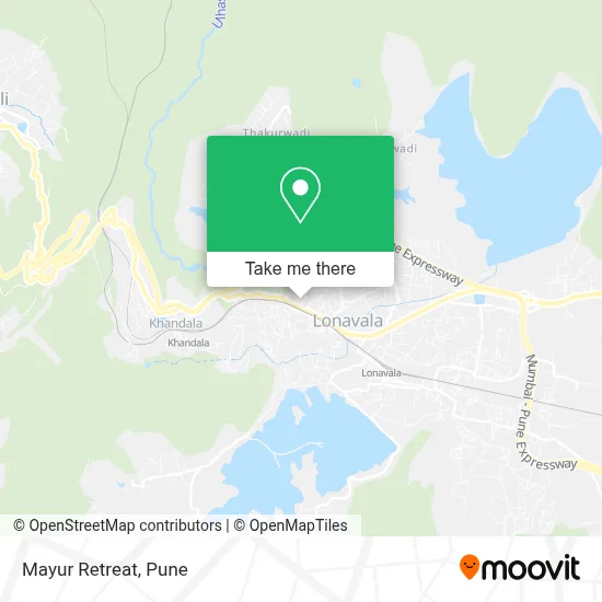 Mayur Retreat map